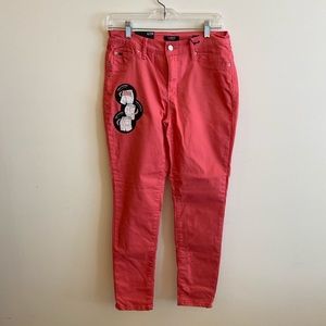 Coral Curve Appeal Jeggings